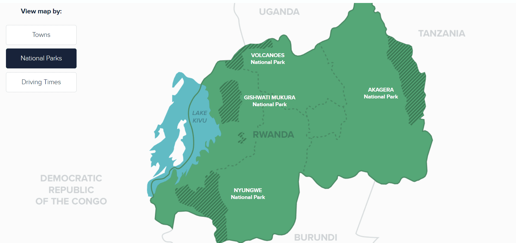 rwanda map
