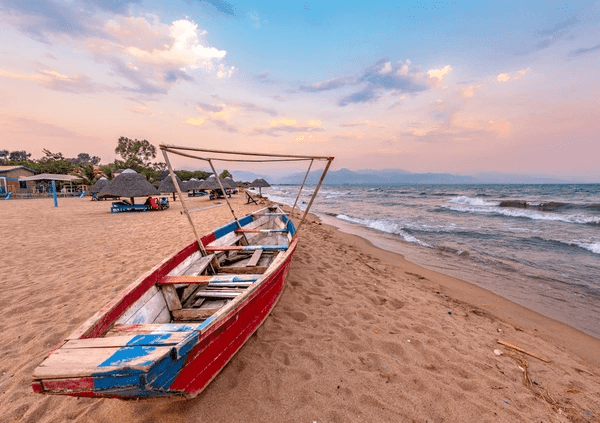 Lake Tanganyika beach, Burundi