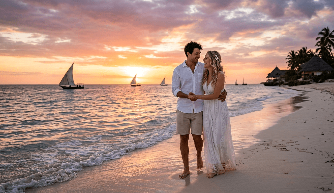 Zanzibar Honeymoon Couple
