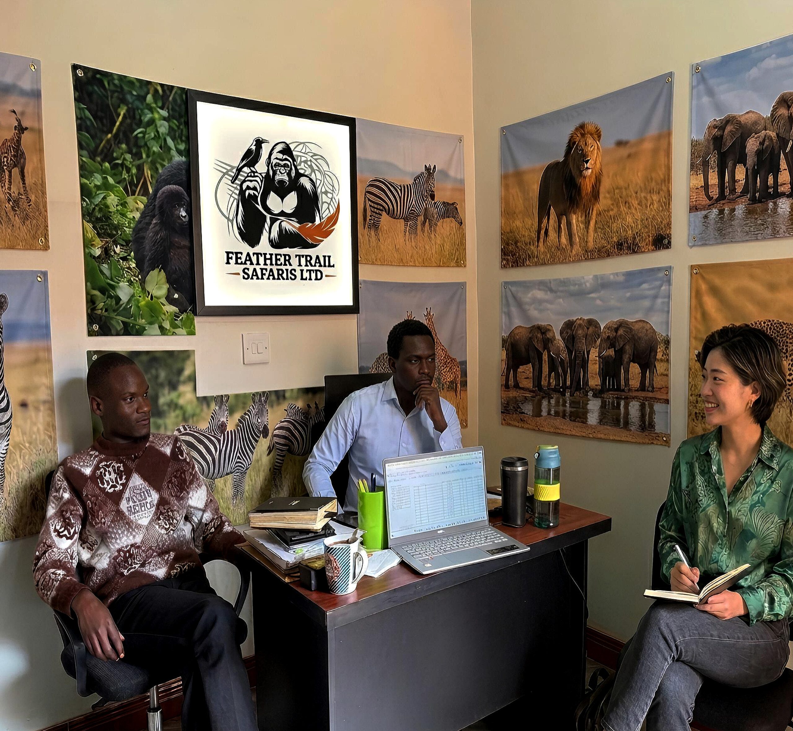 Feather Trail Safaris front office Kampala Uganda