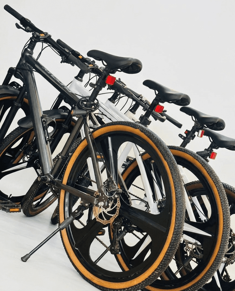 Independent bicycle rental in Entebbe