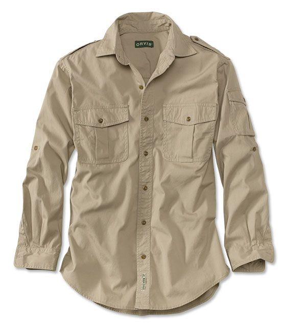 Safari clothing — khaki and earth tones recommended