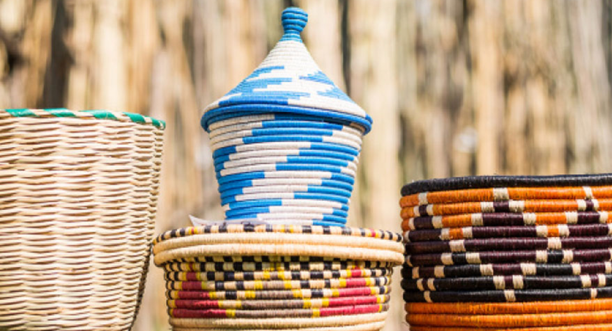 Fair-trade crafts made via Community-Based Tourism in Burundi